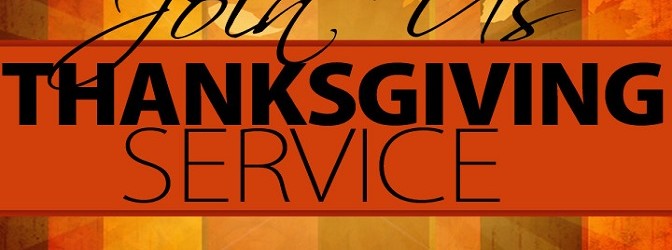 Thanks giving Day service